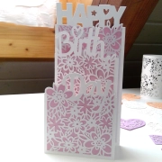 Karte Happy Birthday Plotterdatei SVG DXF